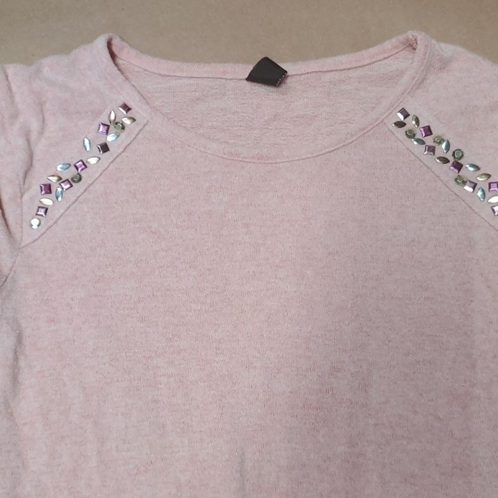 Pink long sleeve top